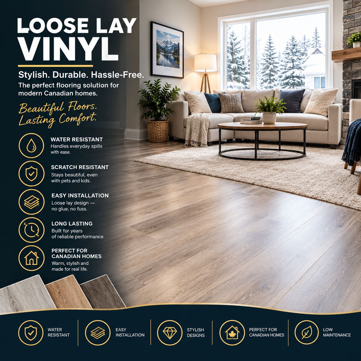 Loose Lay Vinyl Flooring